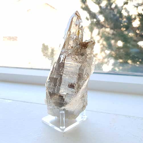 weitere Informationen zu Bergkristall Binntal 16cm x 6cm 