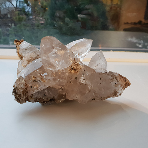 weitere Informationen zu Bergkristall Binntal 15cm x 9cm 